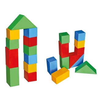 Plastik Eğitici Bloklar (30 Parça) - Yapı Oyuncakları