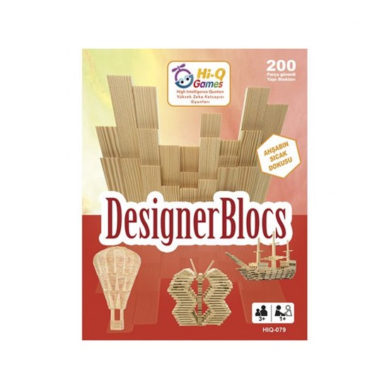  Designer Blocks (200 Parça) - Akıl ve Zeka Oyunu